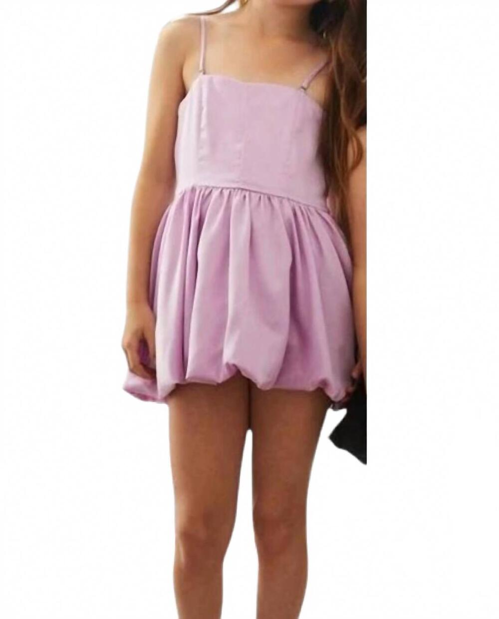 NEW THEME kids bailey satin ballet dress in lavender